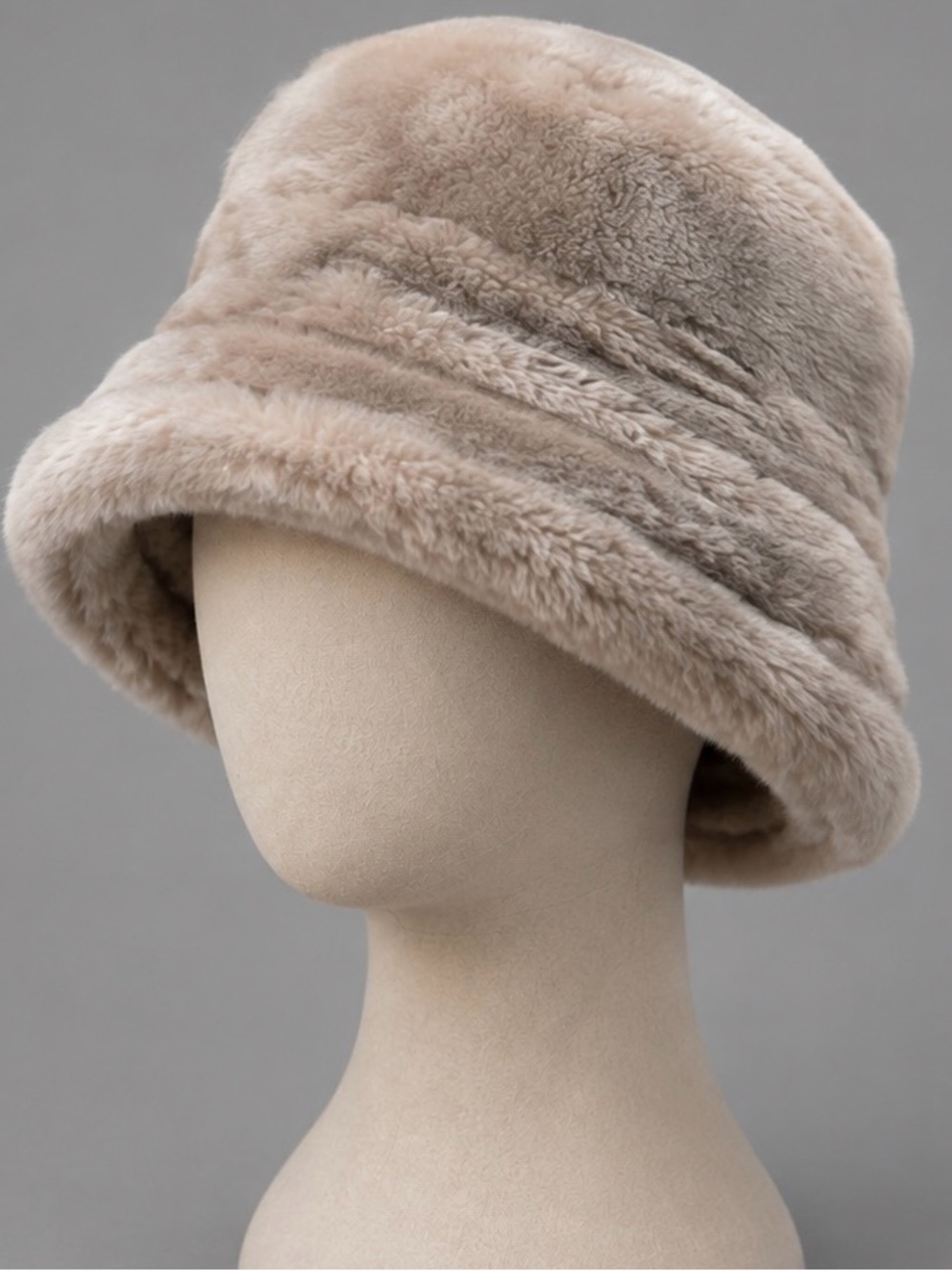 VINTAGE Bucket Fuzzy Crusher Fedora Hat